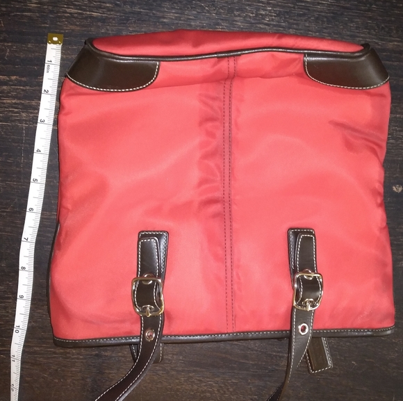 Coach Red Fabric and Leather Bucket Handbag - Picture 8 of 8